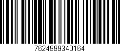 Código de barras (EAN, GTIN, SKU, ISBN): '7624999340164'