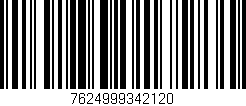 Código de barras (EAN, GTIN, SKU, ISBN): '7624999342120'