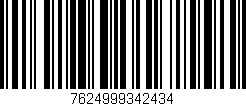 Código de barras (EAN, GTIN, SKU, ISBN): '7624999342434'