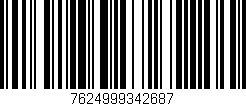 Código de barras (EAN, GTIN, SKU, ISBN): '7624999342687'