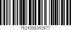 Código de barras (EAN, GTIN, SKU, ISBN): '7624999342977'