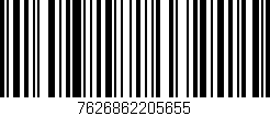 Código de barras (EAN, GTIN, SKU, ISBN): '7626862205655'