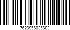 Código de barras (EAN, GTIN, SKU, ISBN): '7626956835683'