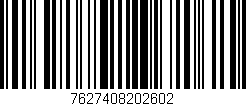 Código de barras (EAN, GTIN, SKU, ISBN): '7627408202602'