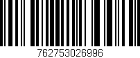Código de barras (EAN, GTIN, SKU, ISBN): '762753026996'