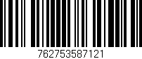 Código de barras (EAN, GTIN, SKU, ISBN): '762753587121'