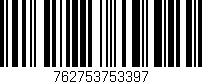 Código de barras (EAN, GTIN, SKU, ISBN): '762753753397'