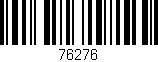 Código de barras (EAN, GTIN, SKU, ISBN): '76276'