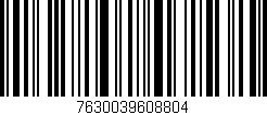 Código de barras (EAN, GTIN, SKU, ISBN): '7630039608804'