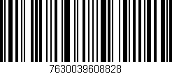 Código de barras (EAN, GTIN, SKU, ISBN): '7630039608828'