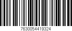 Código de barras (EAN, GTIN, SKU, ISBN): '7630054419324'