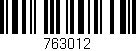 Código de barras (EAN, GTIN, SKU, ISBN): '763012'