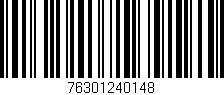Código de barras (EAN, GTIN, SKU, ISBN): '76301240148'