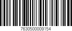 Código de barras (EAN, GTIN, SKU, ISBN): '7630500009154'