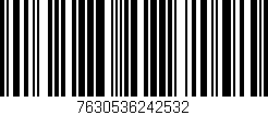 Código de barras (EAN, GTIN, SKU, ISBN): '7630536242532'