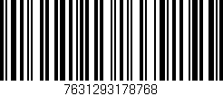 Código de barras (EAN, GTIN, SKU, ISBN): '7631293178768'