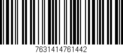 Código de barras (EAN, GTIN, SKU, ISBN): '7631414761442'