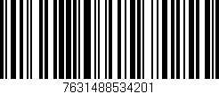 Código de barras (EAN, GTIN, SKU, ISBN): '7631488534201'