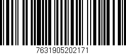 Código de barras (EAN, GTIN, SKU, ISBN): '7631905202171'