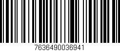 Código de barras (EAN, GTIN, SKU, ISBN): '7636490036941'