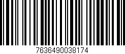 Código de barras (EAN, GTIN, SKU, ISBN): '7636490038174'