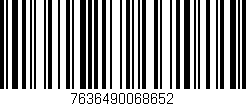 Código de barras (EAN, GTIN, SKU, ISBN): '7636490068652'