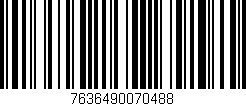 Código de barras (EAN, GTIN, SKU, ISBN): '7636490070488'