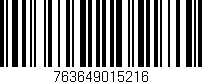 Código de barras (EAN, GTIN, SKU, ISBN): '763649015216'