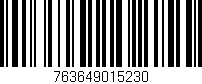 Código de barras (EAN, GTIN, SKU, ISBN): '763649015230'