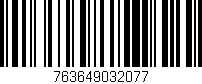 Código de barras (EAN, GTIN, SKU, ISBN): '763649032077'