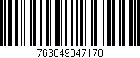 Código de barras (EAN, GTIN, SKU, ISBN): '763649047170'