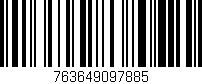 Código de barras (EAN, GTIN, SKU, ISBN): '763649097885'