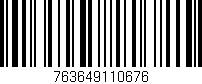 Código de barras (EAN, GTIN, SKU, ISBN): '763649110676'