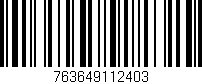 Código de barras (EAN, GTIN, SKU, ISBN): '763649112403'