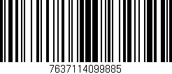 Código de barras (EAN, GTIN, SKU, ISBN): '7637114099885'