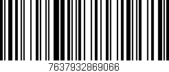 Código de barras (EAN, GTIN, SKU, ISBN): '7637932869066'