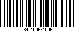 Código de barras (EAN, GTIN, SKU, ISBN): '7640108561886'