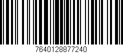 Código de barras (EAN, GTIN, SKU, ISBN): '7640128877240'