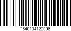 Código de barras (EAN, GTIN, SKU, ISBN): '7640134122006'