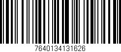 Código de barras (EAN, GTIN, SKU, ISBN): '7640134131626'