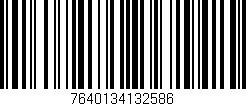 Código de barras (EAN, GTIN, SKU, ISBN): '7640134132586'