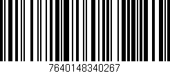 Código de barras (EAN, GTIN, SKU, ISBN): '7640148340267'