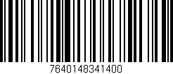 Código de barras (EAN, GTIN, SKU, ISBN): '7640148341400'
