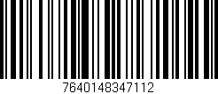 Código de barras (EAN, GTIN, SKU, ISBN): '7640148347112'