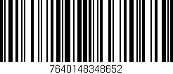 Código de barras (EAN, GTIN, SKU, ISBN): '7640148348652'