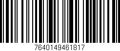 Código de barras (EAN, GTIN, SKU, ISBN): '7640149461817'