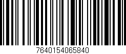 Código de barras (EAN, GTIN, SKU, ISBN): '7640154065840'