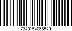 Código de barras (EAN, GTIN, SKU, ISBN): '7640154066540'