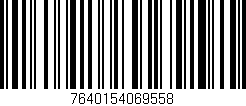 Código de barras (EAN, GTIN, SKU, ISBN): '7640154069558'