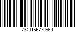 Código de barras (EAN, GTIN, SKU, ISBN): '7640156770568'